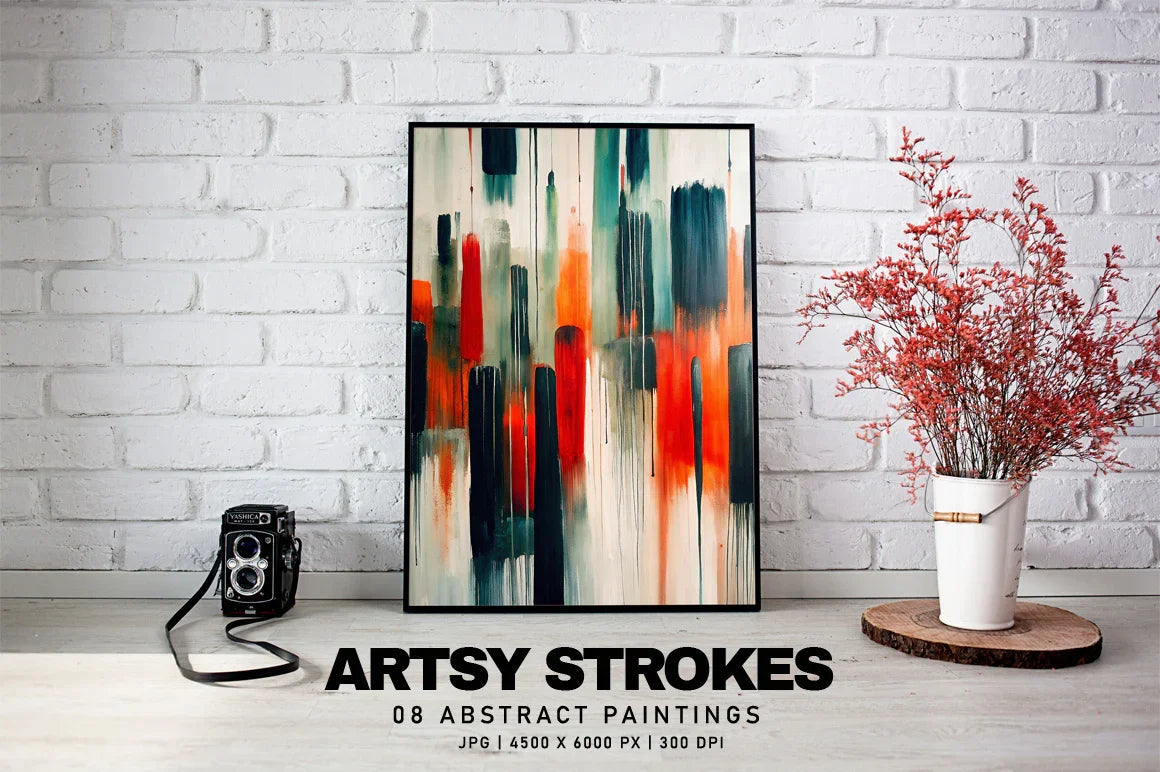 Artsy Strokes - Wall Art - CraftNest - Digital Crafting and Art