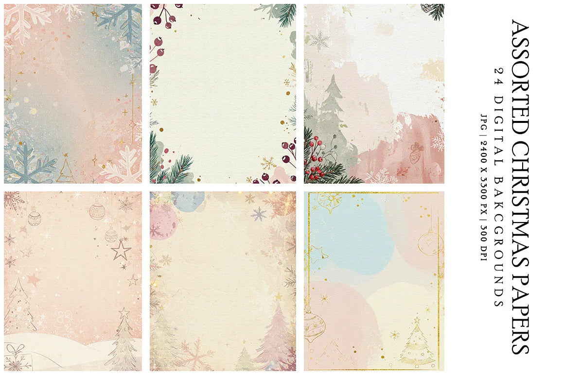 Assorted Christmas Papers