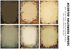 Assorted Halloween Papers - CraftNest - Digital Crafting and Art