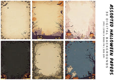 Assorted Halloween Papers - CraftNest - Digital Crafting and Art