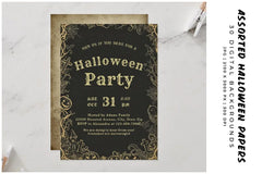 Assorted Halloween Papers - CraftNest - Digital Crafting and Art