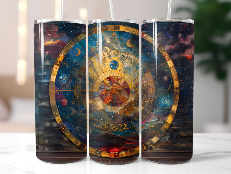 Astrology 4 Tumbler Wrap - CraftNest - Digital Crafting and Art