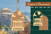 Athens Laser Cut Ornament Clipart Bundle