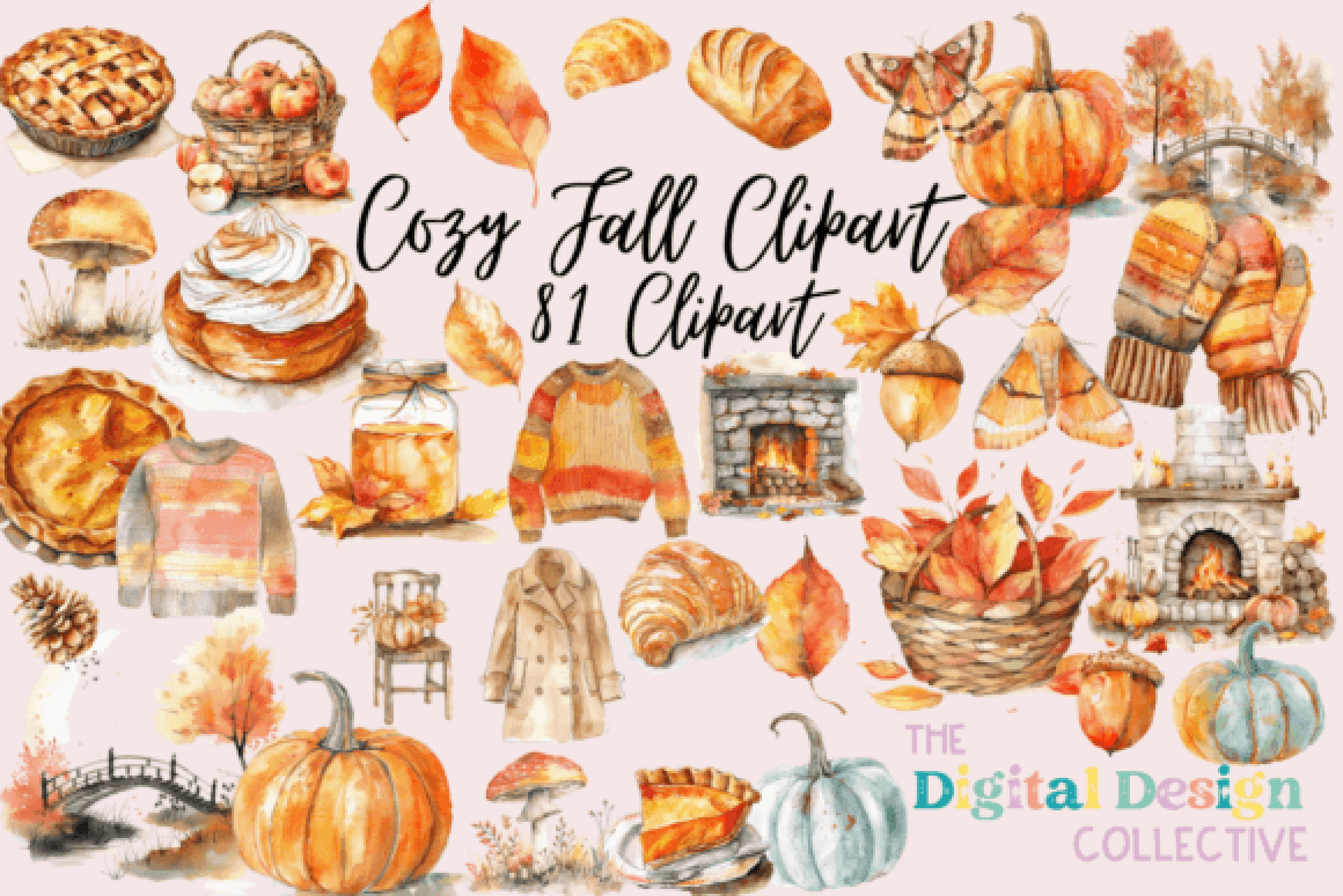 Autumn Fall Clipart Bundle - CraftNest - Digital Crafting and Art