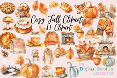Autumn Fall Clipart Bundle - CraftNest - Digital Crafting and Art