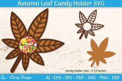 Autumn Leaf Candy Dome SVG Bundle - CraftNest - Digital Crafting and Art