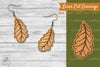 Autumn Leaves Laser Cut Earrings SVG Design Bundle