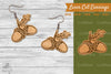 Autumn Leaves Laser Cut Earrings SVG Design Bundle