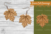 Autumn Leaves Laser Cut Earrings SVG Design Bundle