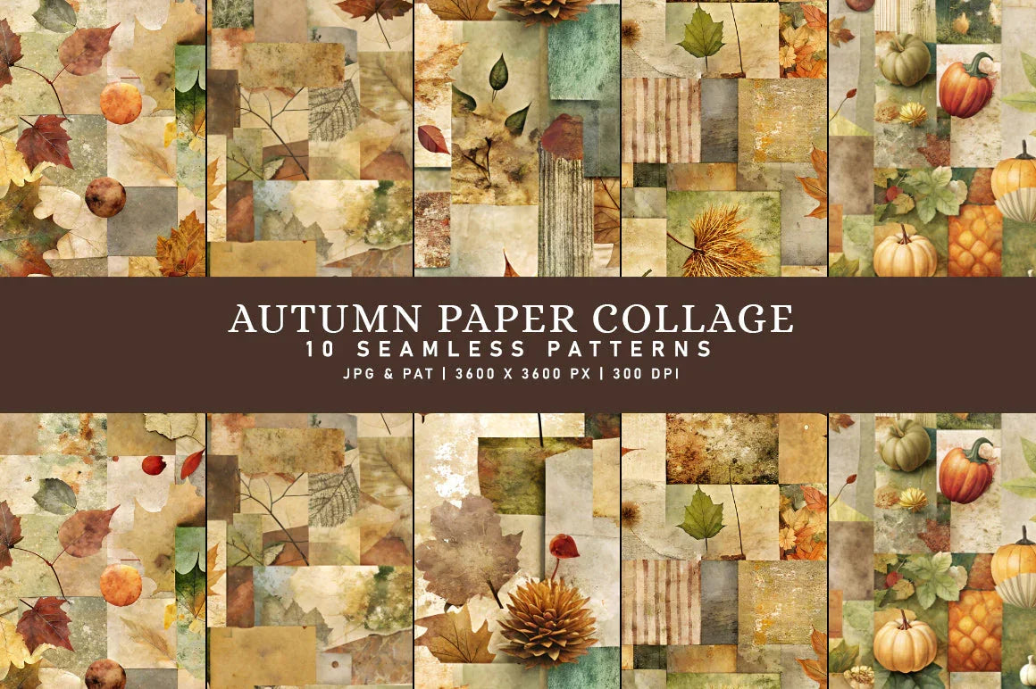 Autumn Paper Collage