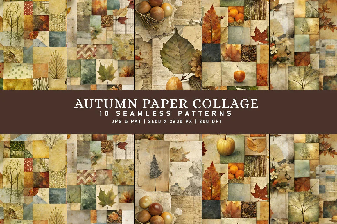 Autumn Paper Collage