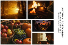 Autumn Postcards - Stock Images - CraftNest - Digital Crafting and Art