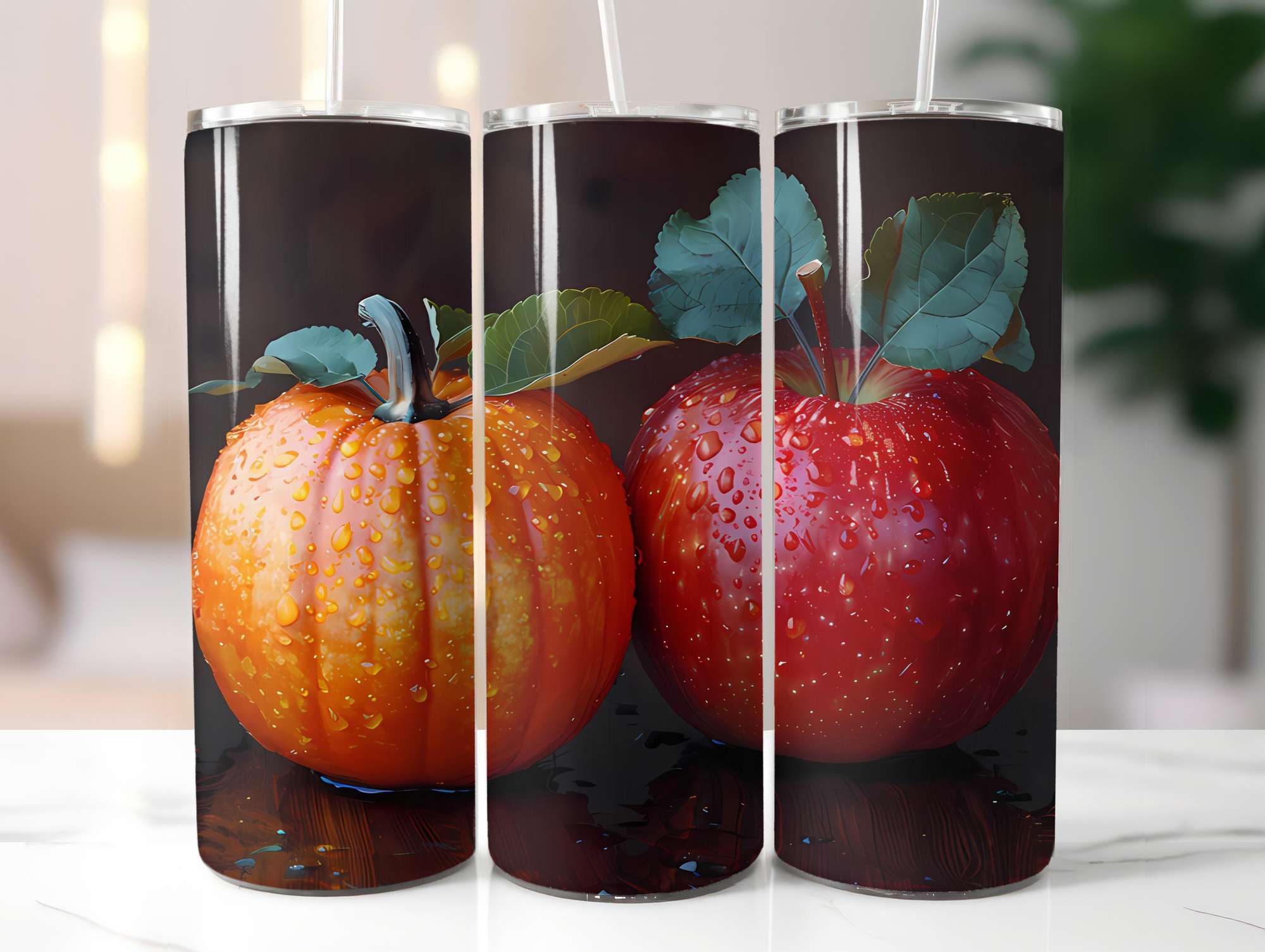 Autumn Apple 2 Tumbler Wrap - CraftNest - Digital Crafting and Art