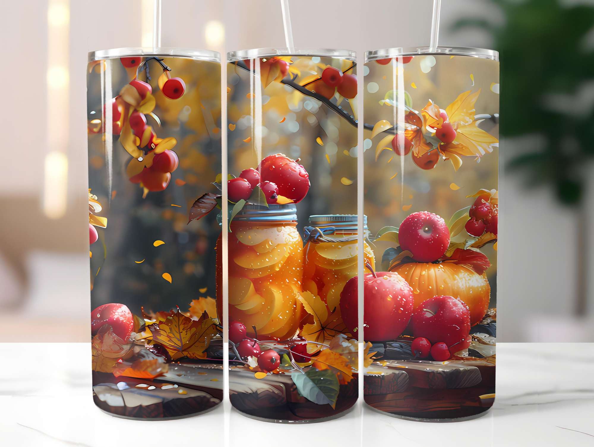 Autumn Apple 1 Tumbler Wrap - CraftNest - Digital Crafting and Art