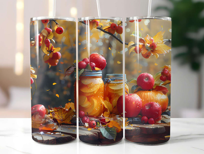 Autumn Apple 1 Tumbler Wrap - CraftNest - Digital Crafting and Art