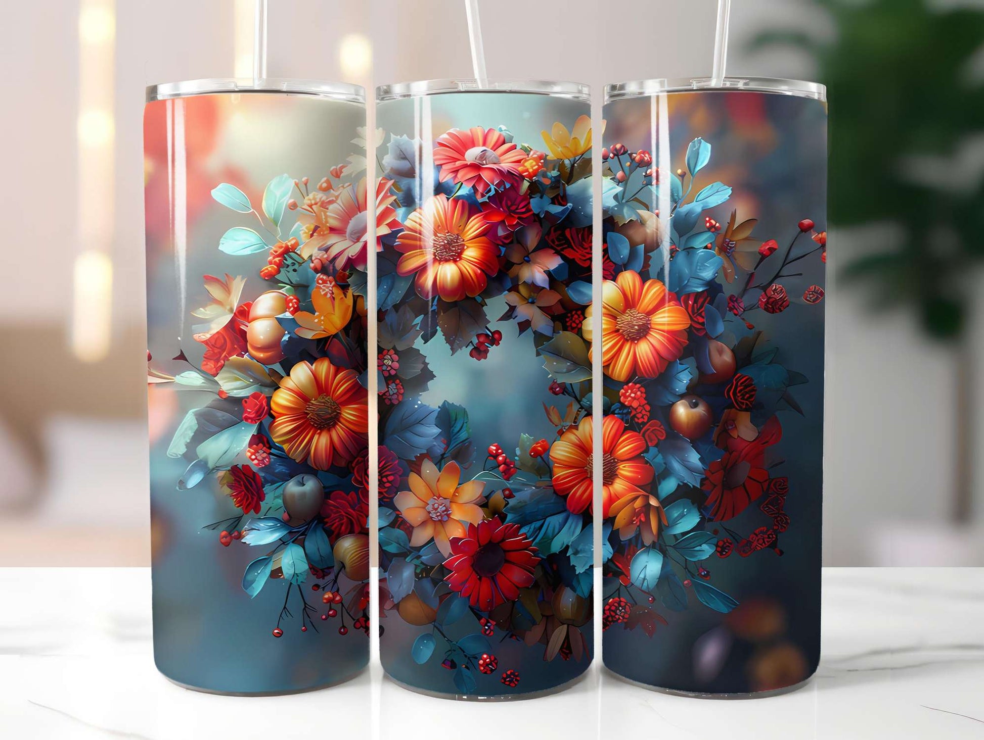 Autumn Apple 2 Tumbler Wrap - CraftNest - Digital Crafting and Art