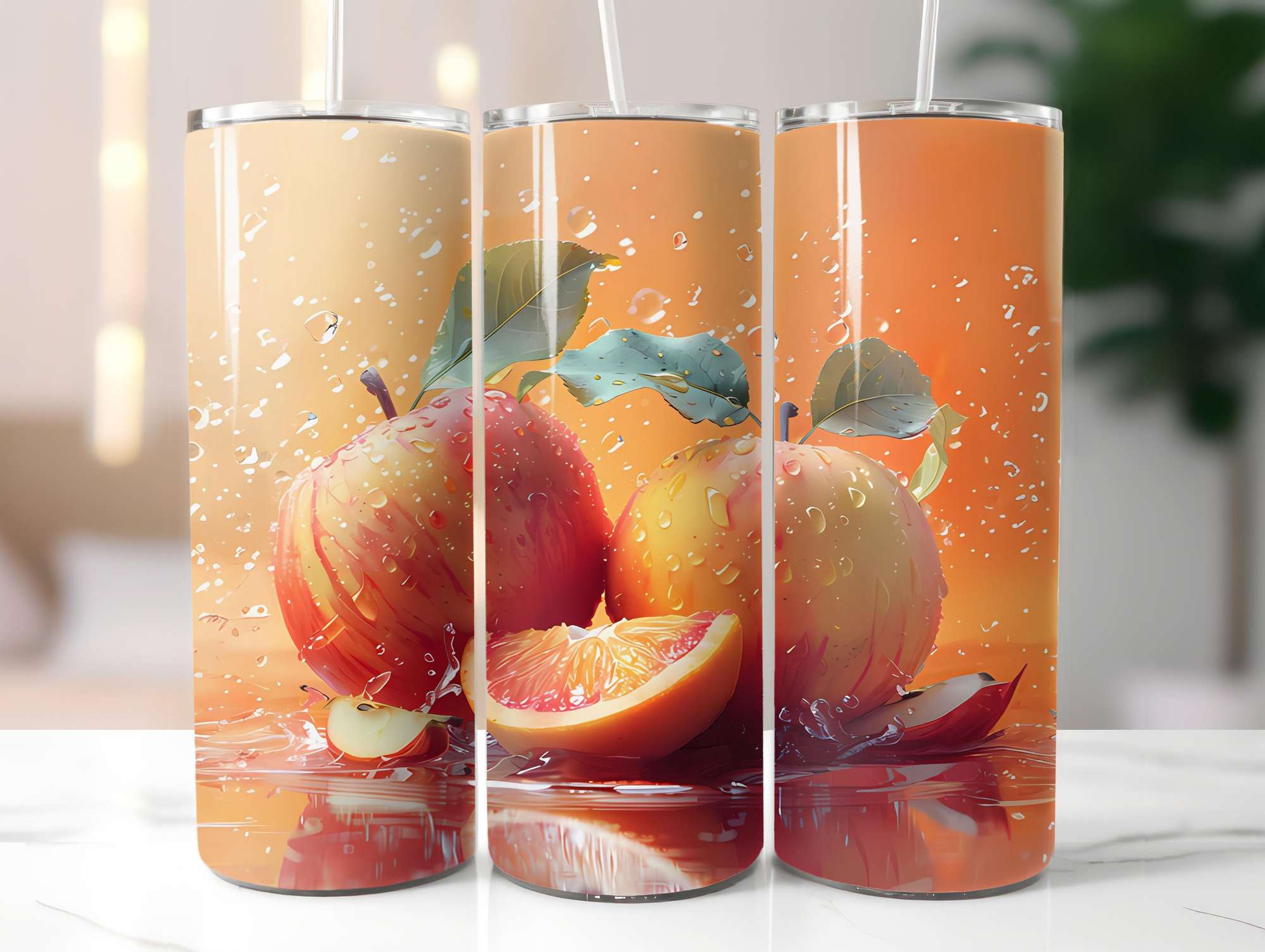 Autumn Apple 3 Tumbler Wrap - CraftNest - Digital Crafting and Art