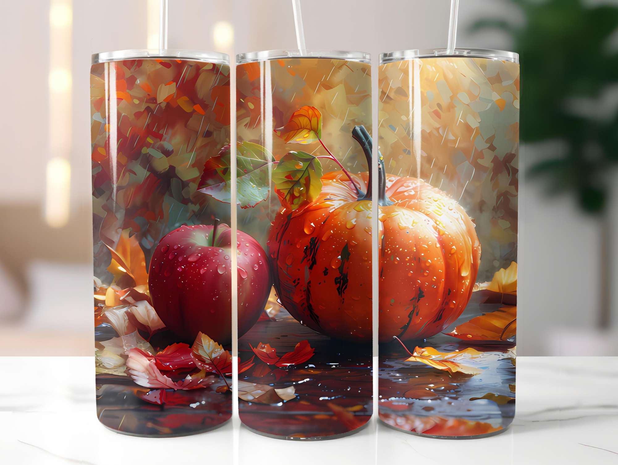 Autumn Apple 1 Tumbler Wrap - CraftNest - Digital Crafting and Art