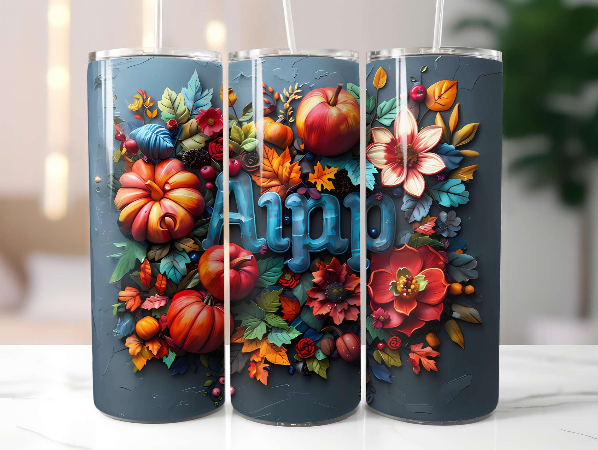 Autumn Apple 1 Tumbler Wrap - CraftNest - Digital Crafting and Art