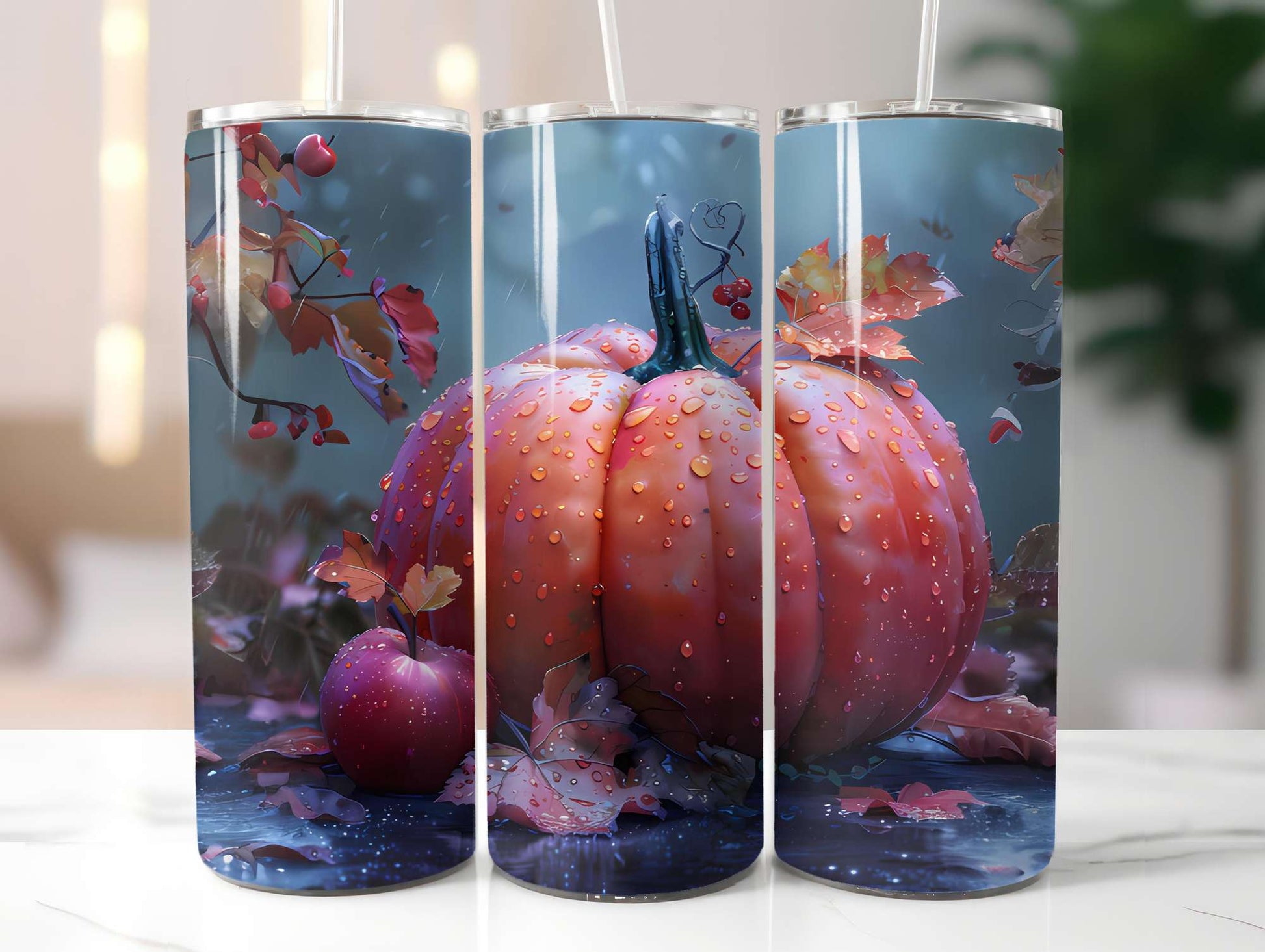 Autumn Apple 2 Tumbler Wrap - CraftNest - Digital Crafting and Art