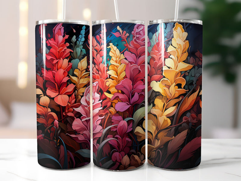 Autumnal Snapdragons Tumbler Wrap - CraftNest