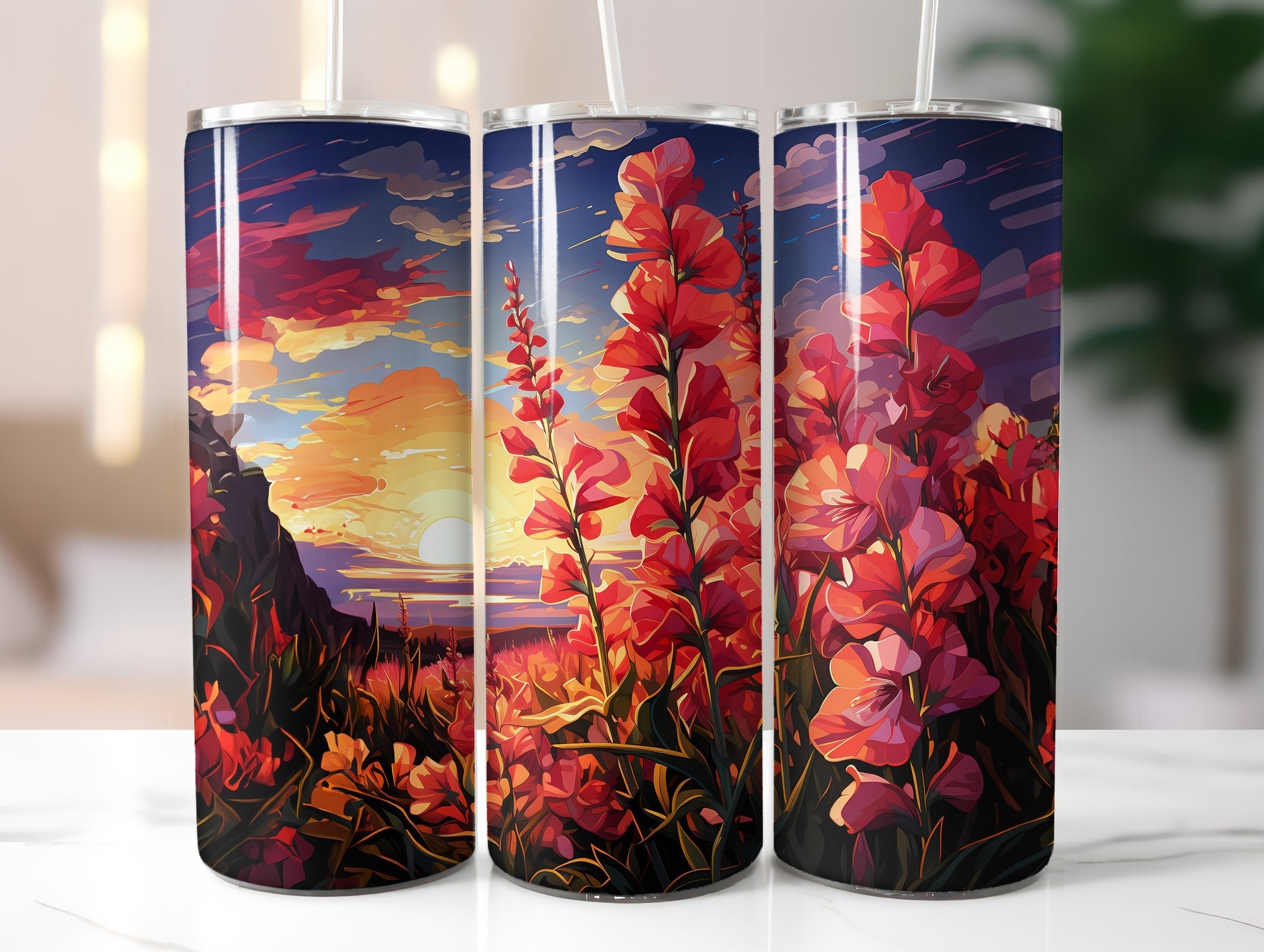 Autumnal Snapdragons Tumbler Wrap - CraftNest