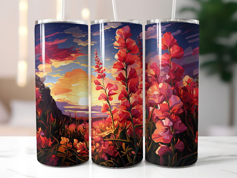 Autumnal Snapdragons Tumbler Wrap - CraftNest