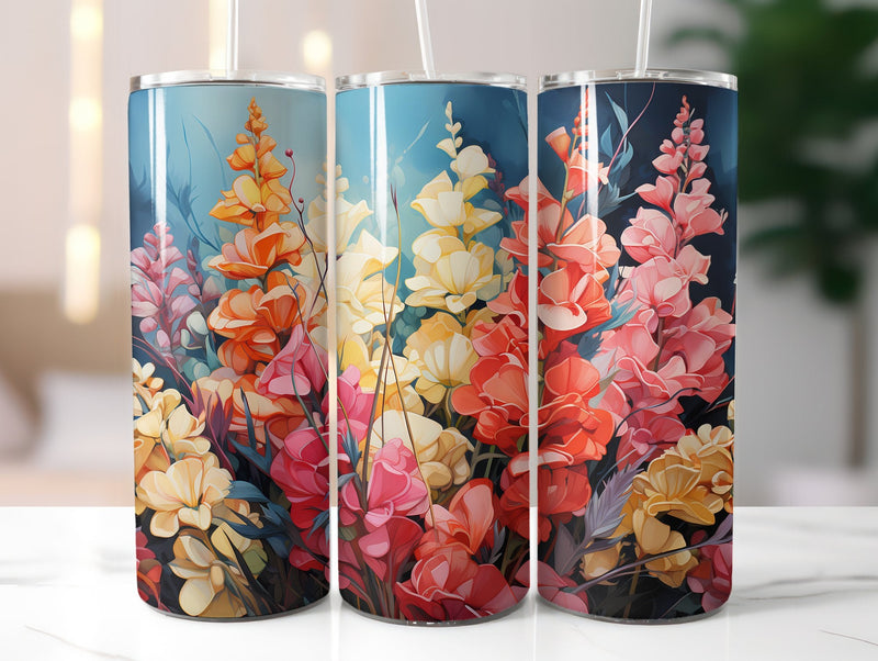 Autumnal Snapdragons Tumbler Wrap - CraftNest
