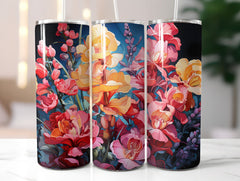 Autumnal Snapdragons Tumbler Wrap - CraftNest