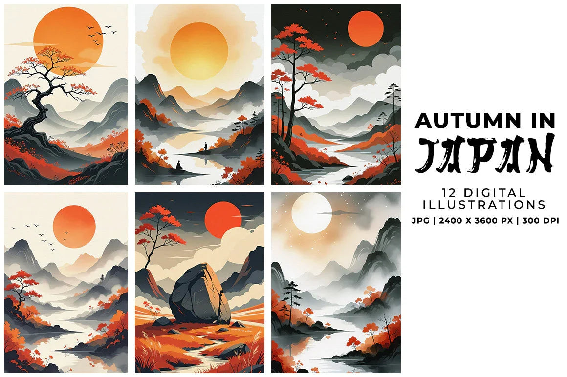 Autumn in Japan - Asian - CraftNest - Digital Crafting and Art