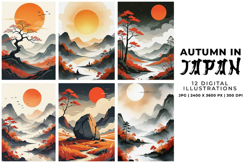 Autumn in Japan - Asian - CraftNest - Digital Crafting and Art