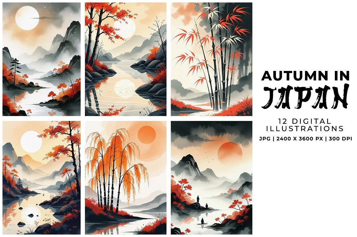 Autumn in Japan - Asian - CraftNest - Digital Crafting and Art