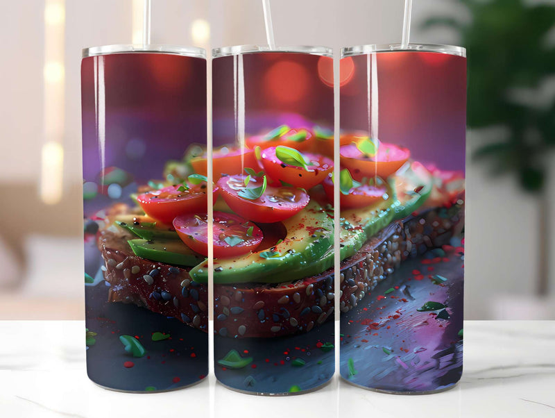 Avocado 4 Tumbler Wrap - CraftNest - Digital Crafting and Art