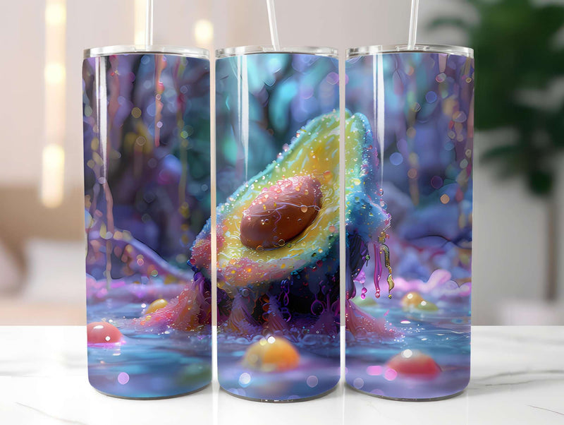 Avocado 3 Tumbler Wrap - CraftNest - Digital Crafting and Art