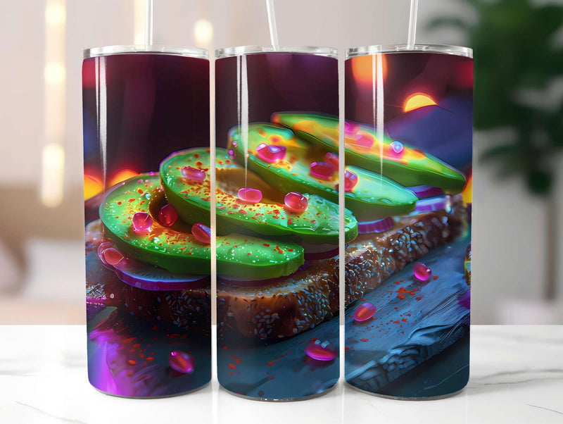 Avocado 3 Tumbler Wrap - CraftNest - Digital Crafting and Art