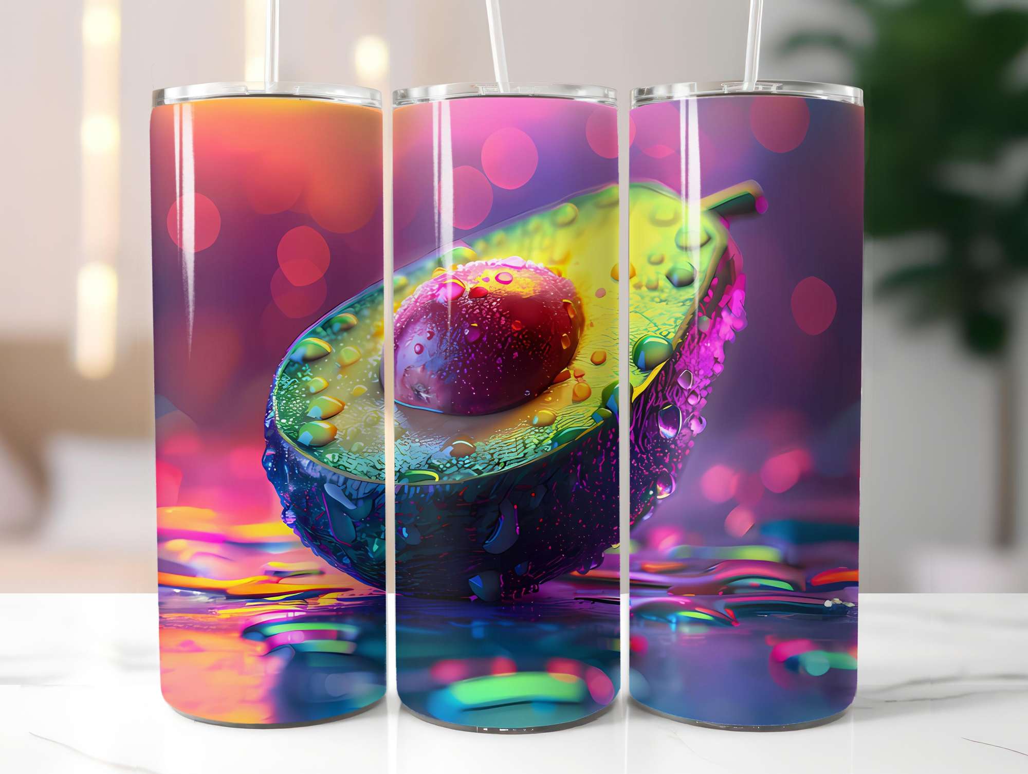 Avocado 4 Tumbler Wrap - CraftNest - Digital Crafting and Art