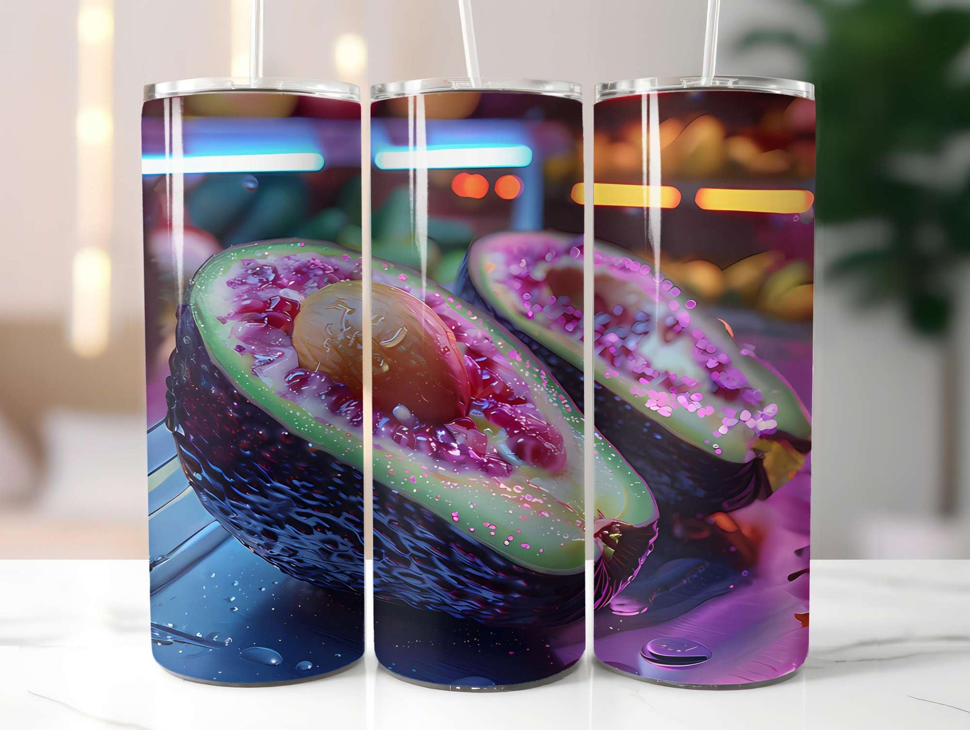 Avocado 4 Tumbler Wrap - CraftNest - Digital Crafting and Art