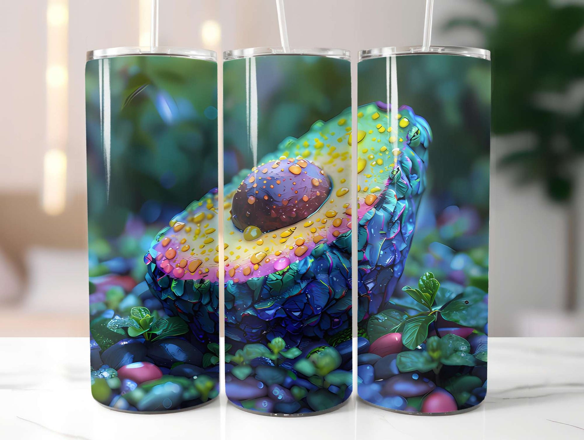 Avocado 3 Tumbler Wrap - CraftNest - Digital Crafting and Art
