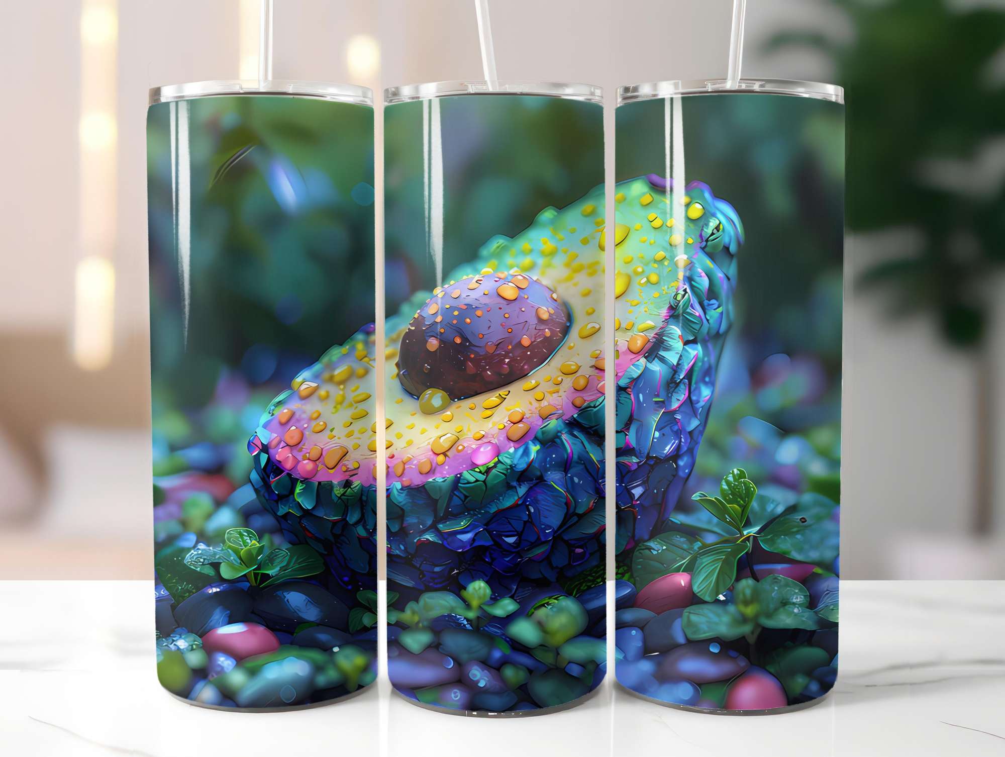 Avocado 3 Tumbler Wrap - CraftNest - Digital Crafting and Art