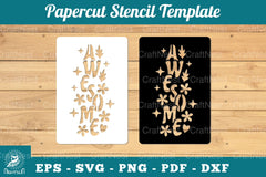 Awesome Papercut Stencil Clipart Bundle - CraftNest - Digital Crafting and Art