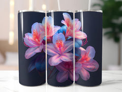 Azaleas Flowers Tumbler Wrap - CraftNest - Digital Crafting and Art