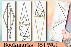 Modern Geometric Valentine's Bookmark Journal - CraftNest - Digital Crafting and Art