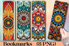 Vibrant Mandala Bookmark Pattern