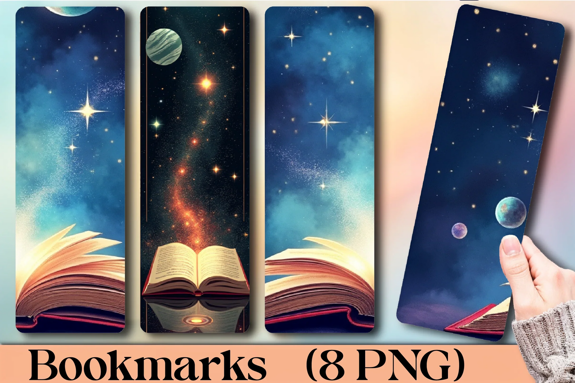 Celestial Stars Bookmark Junk Journal - CraftNest - Digital Crafting and Art
