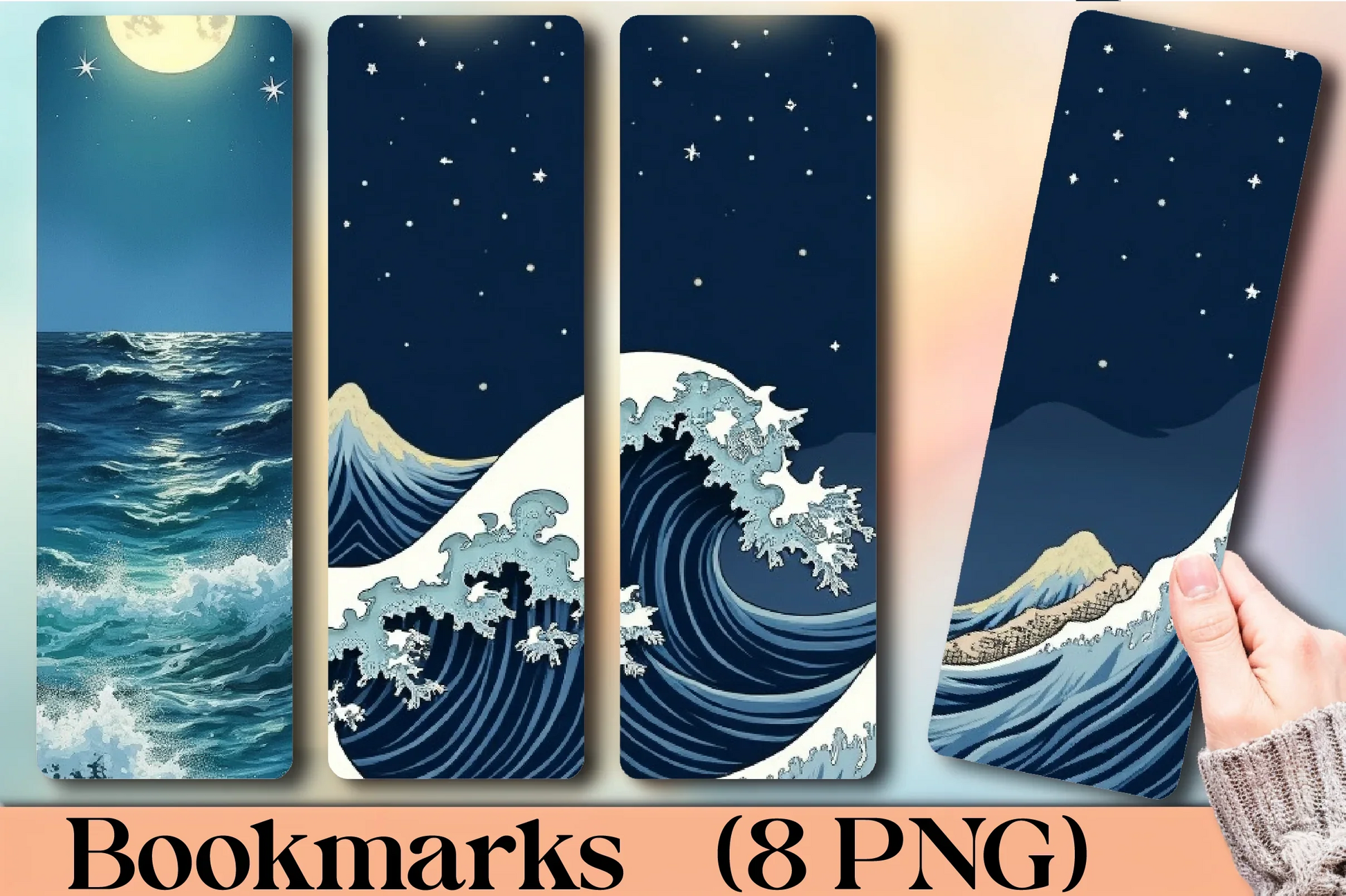 Ethereal Swan Lake Bookmark Journal - CraftNest - Digital Crafting and Art