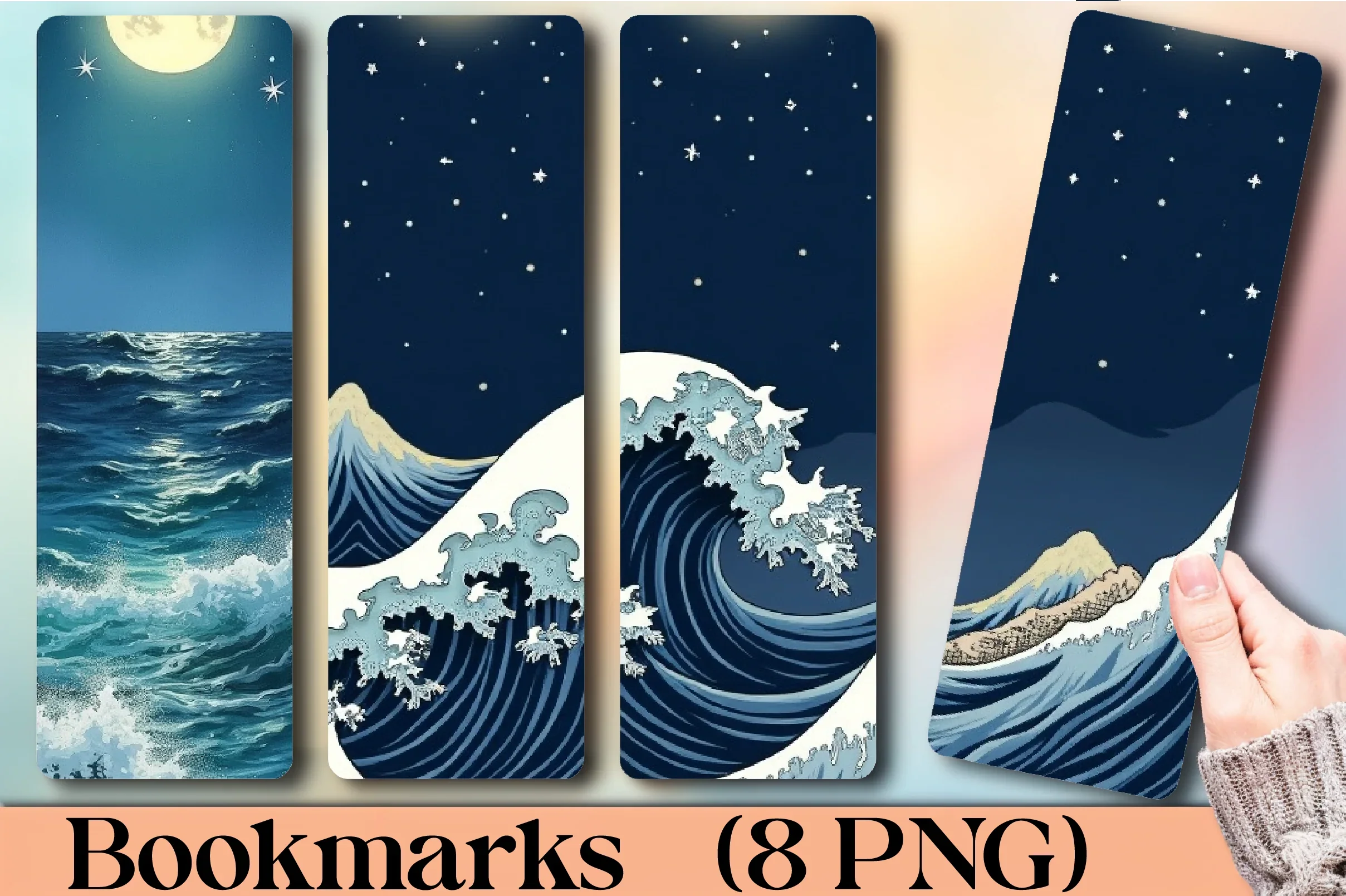 Ethereal Swan Lake Bookmark Journal - CraftNest - Digital Crafting and Art