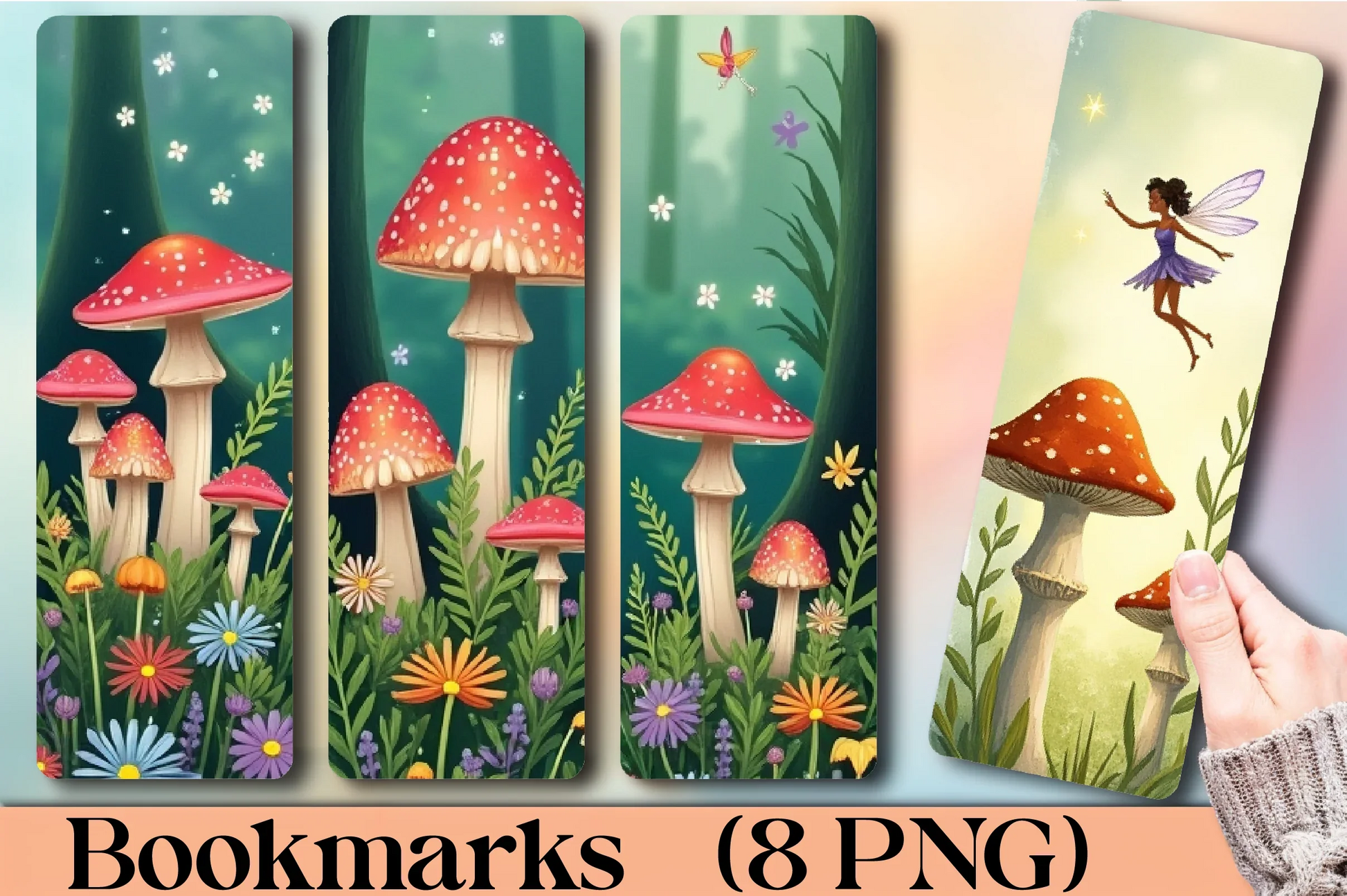 Forest Fairy Glade Bookmark Journal - CraftNest - Digital Crafting and Art