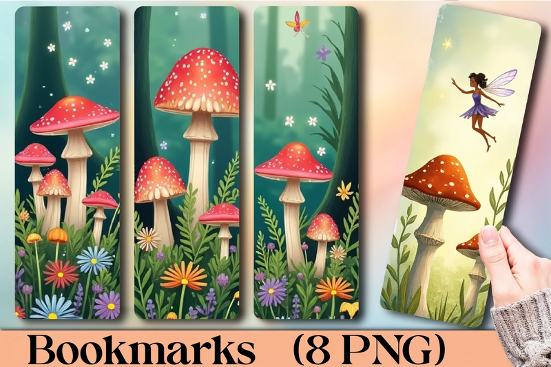 Forest Fairy Glade Bookmark Journal - CraftNest - Digital Crafting and Art