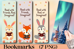 Cute Animal Readers Bookmark Set - CraftNest - Digital Crafting and Art