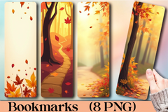 Autumn Walk Bookmarks Journal - CraftNest - Digital Crafting and Art